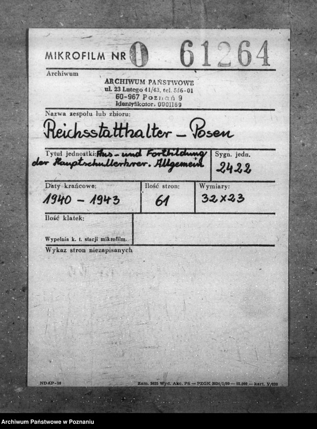 Obraz 2 z jednostki "Aus- und Fortbildung der Hauptschullehrer. Allgemein"