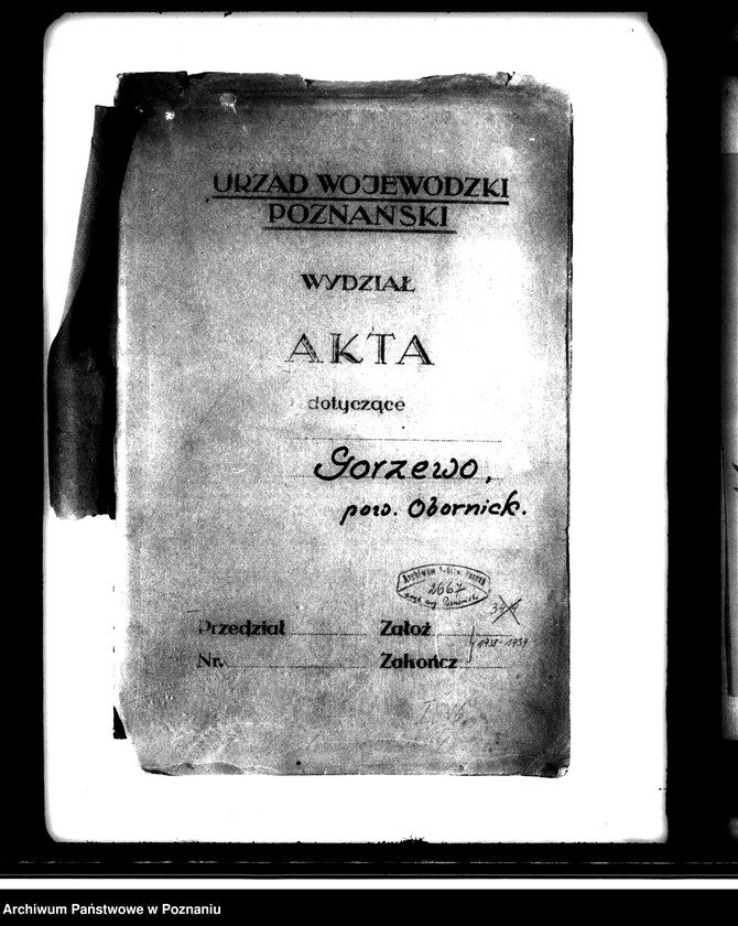 Obraz 4 z jednostki "Majątek Gorzewo powiatu obornickiego /przymusowy wykup/"