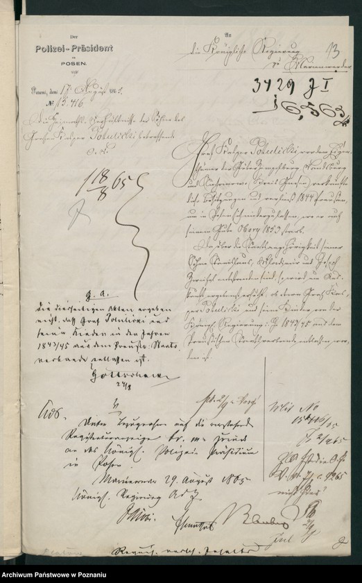 Obraz 17 z jednostki "A. betr. Gräfliche Familie Potulicki"