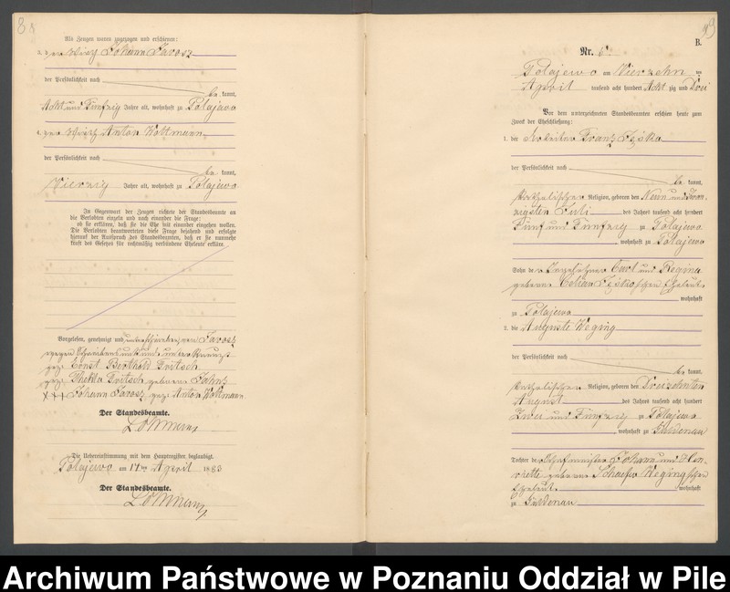 Obraz 7 z jednostki "Księga małżeństw"