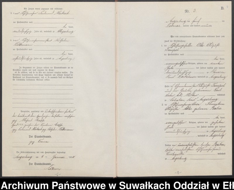 image.from.unit.number "Heiraths-Neben-Register des Preussischen Standes-Amtes Angerburg Kreis Angerburg"