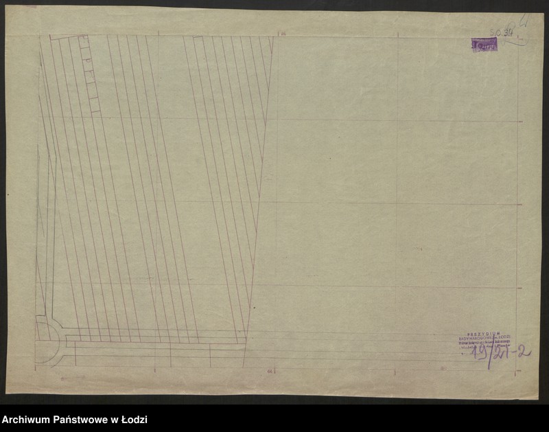 Obraz 2 z jednostki "Plan m. Łodzi 1:2000, odbitki. Sekcja SO 34"