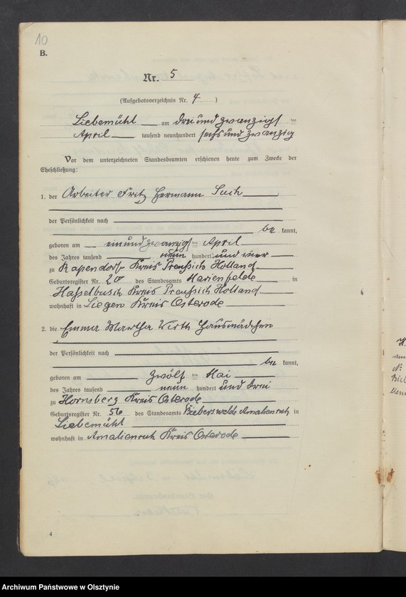 image.from.unit.number "Heirats-Neben-Register Nr 1 - 28"