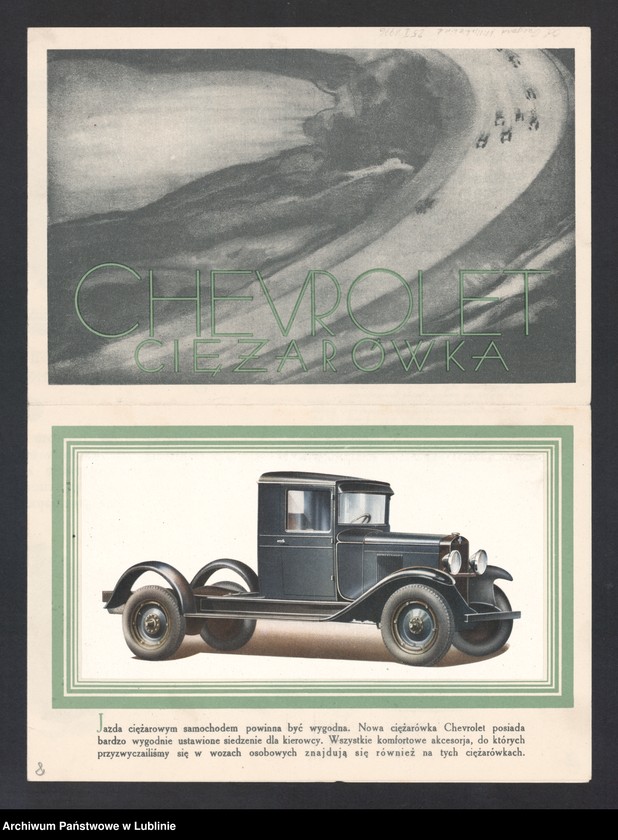 Obraz 1 z kolekcji "Reklama Chevroleta z lat 20. XX wieku111"