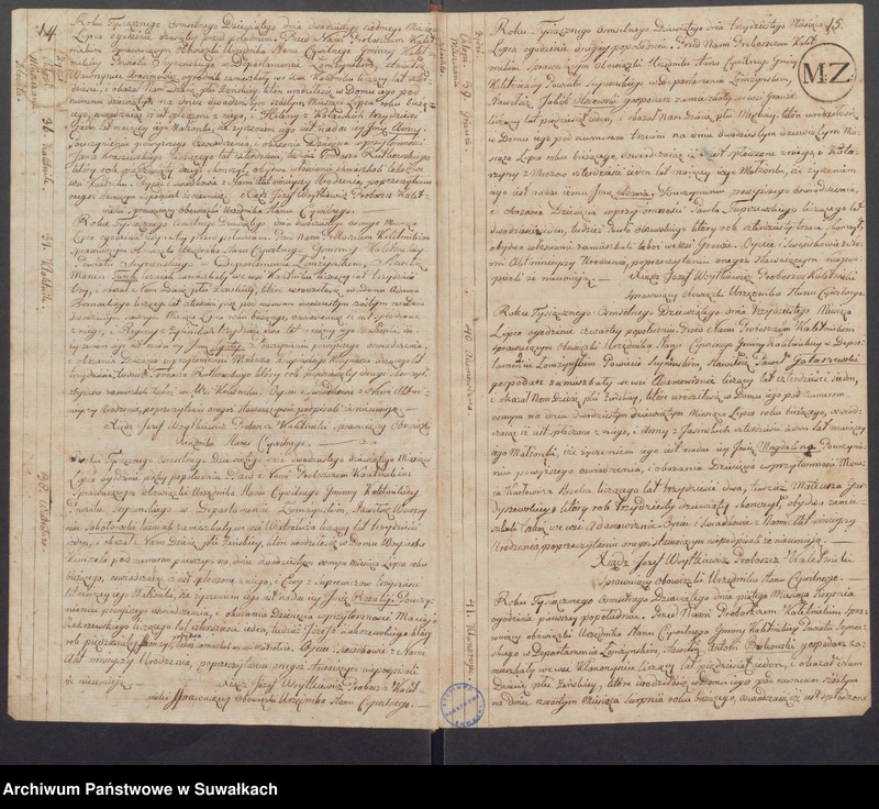 image.from.unit.number "Akta Urodzenia Stanu Cywilnego od pierwszego Maja Roku 1809 Gminy Kaletnickiey"