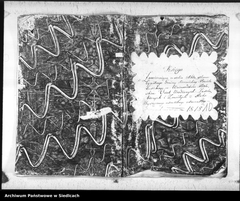 Obraz 2 z jednostki "Akta urodzin, małżeństw, zgonów"