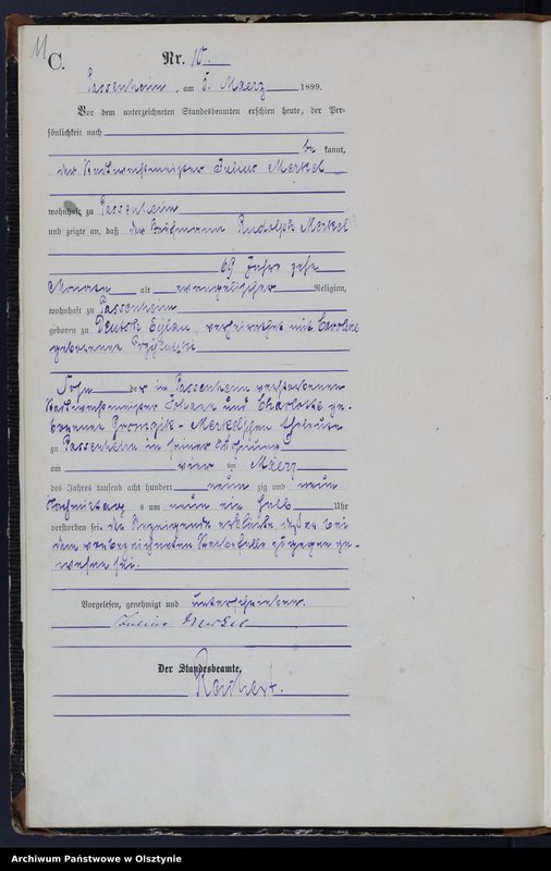 image.from.unit.number "Sterbe-Haupt-Register Nr 1 - 65"