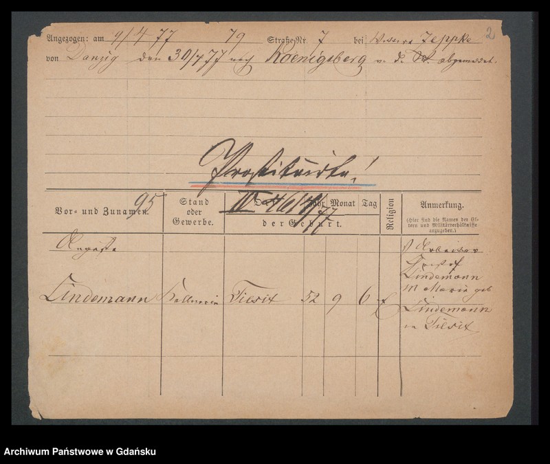 image.from.unit.number "Karty meldunkowe: Lindemann - Lindenberg"