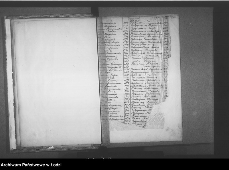 Obraz 14 z jednostki "Skorowidz do akt urodzeń"