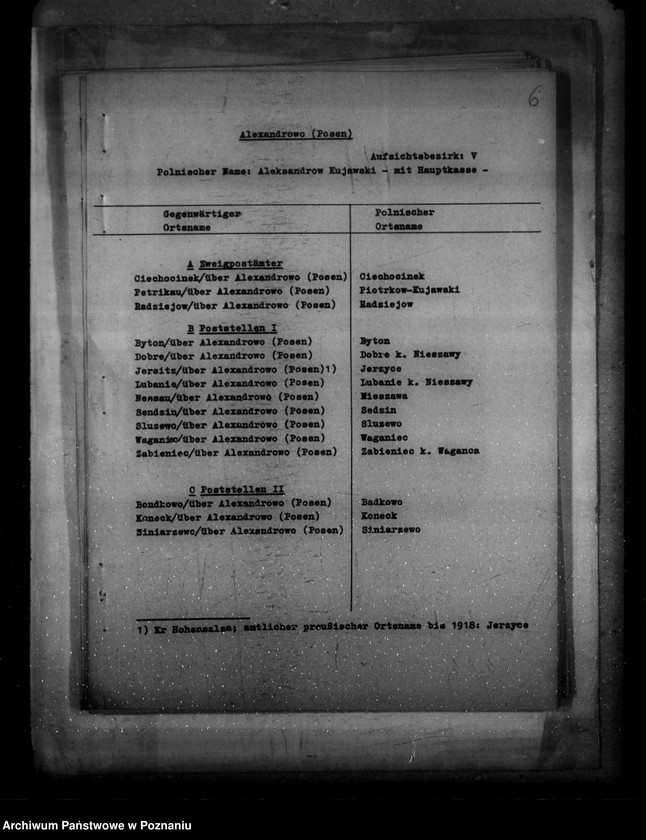 Obraz 11 z jednostki "Adresy urzędów pocztowych na obszarze tak zwanego Kraju warty"