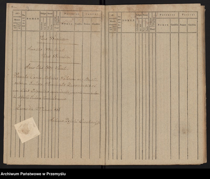 image.from.unit.number "[Odpisy ksiąg urodzeń, małżeństw, zgonów parafii rzymskokatolickiej Żurów z 1834 roku]"