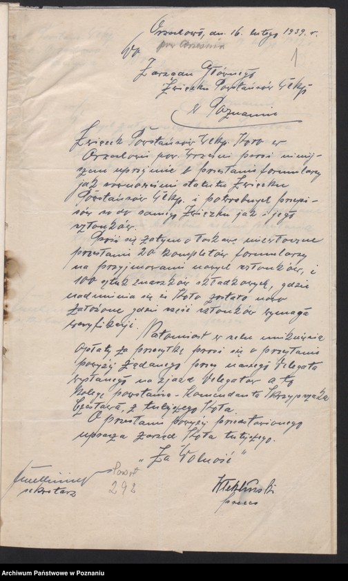 Obraz 4 z jednostki "Orzechowo, powiat Września - akta koła."