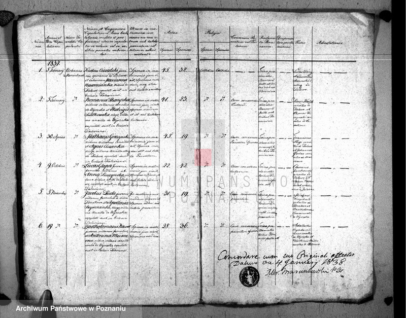 Obraz 8 z jednostki "Liber baptisatorum, copulatorum u. mortuorum"