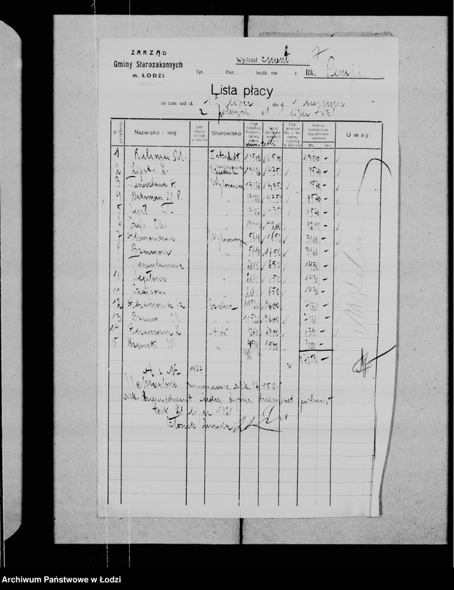 Obraz 13 z jednostki "[Listy płacy]"