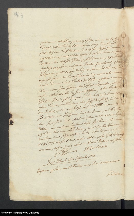 image.from.unit.number "Copia der geführten Kirchen Visitstions Recesse der Ämter Marienwerder [Kwidzyn] Schönberg [Szymbark] und Deutsch Eylau [Iława] de Anno 1738"