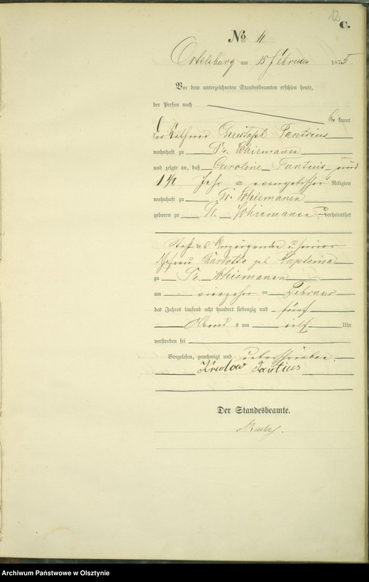 image.from.unit.number "Haupt-Sterbe-Register Nr 1 - 78"