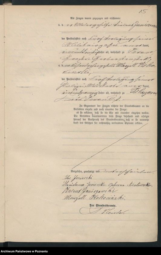 Obraz 17 z jednostki "Księga małżeństw t. I"