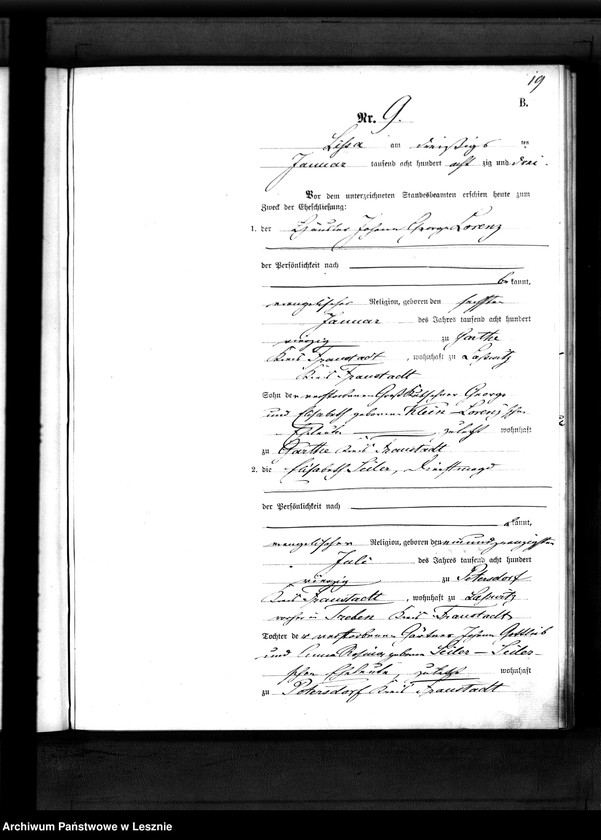 Obraz 20 z jednostki "[Księga małżeństw - wieś]"