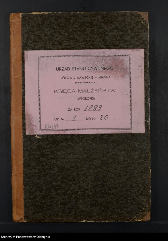 image.from.unit.number "Heiraths-Neben-Register Nr 1 - 20"