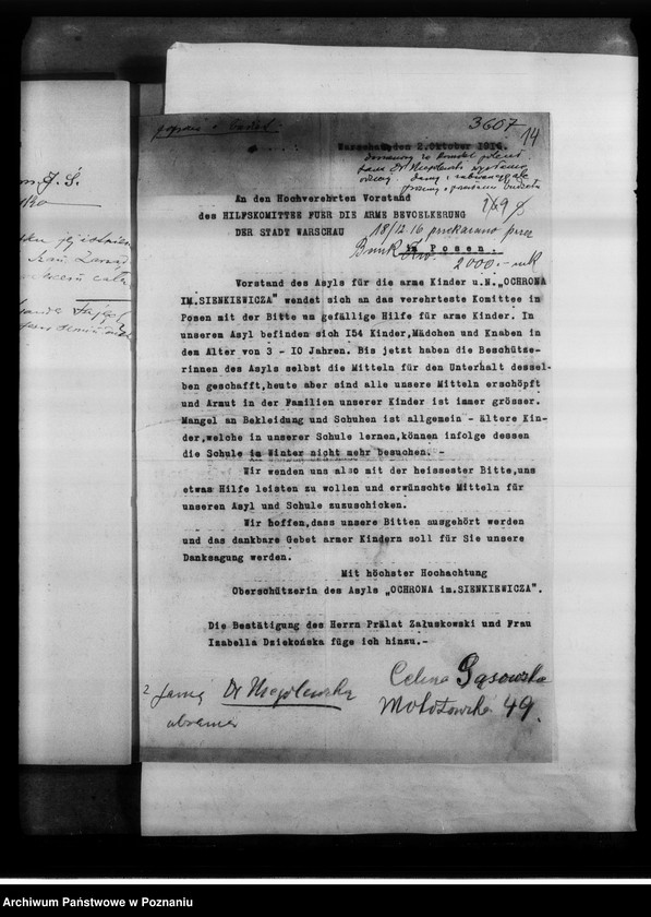 Obraz 18 z jednostki "Królestwo Polskie [korespondencja i sprawozdania z działalności różnych towarzystw z terenu Królestwa Polskiego, między innymi Polskiego Towarzystwa Pomocy dla Ofiar Wojny.]"