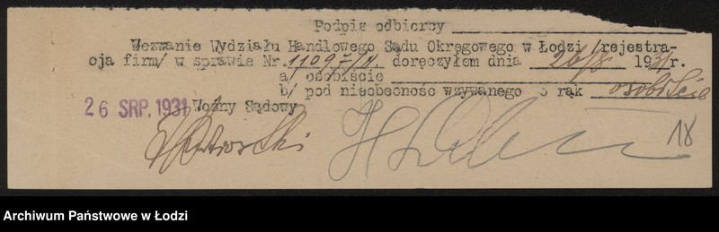 Obraz 20 z jednostki "Halwin – Herszlik Liberman-handel win i wódek"