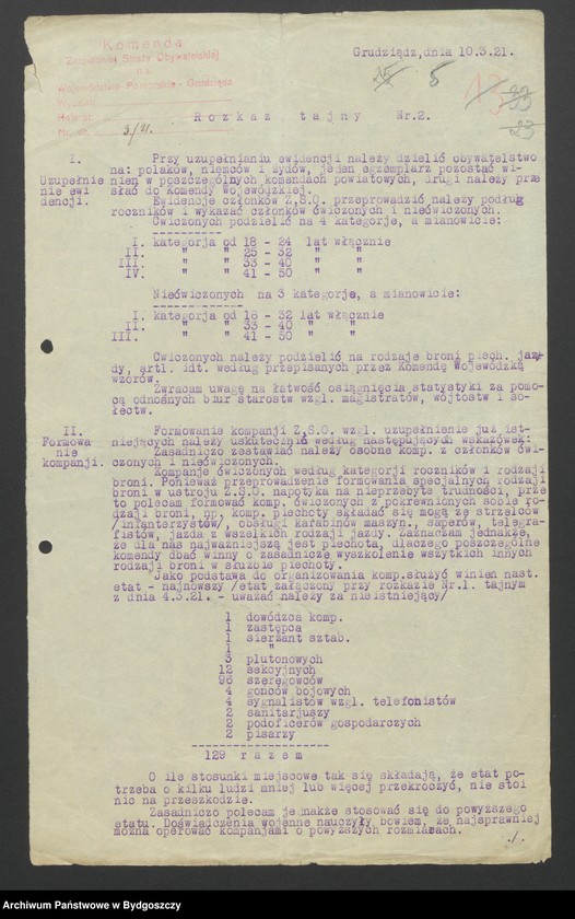 image.from.unit.number "Rozkazy tajne Komendy Głównej Zachodniej Straży Obywatelskiej w Poznaniu"