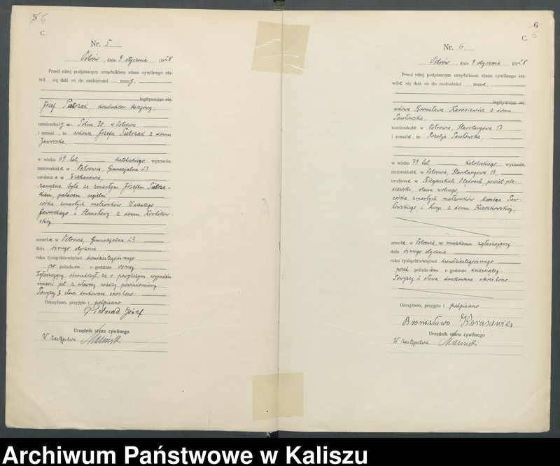 Obraz 7 z jednostki "[Księga zgonów]"