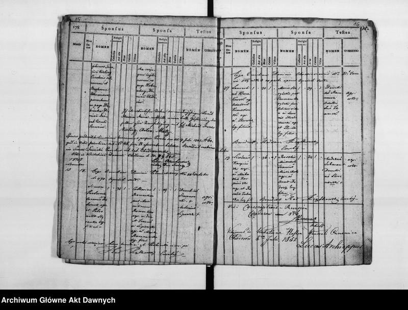 image.from.unit.number "Parafia: Chodorów. Dekanat: Świrz. Księga metrykalna ślubów dla wsi Dobrowlany."