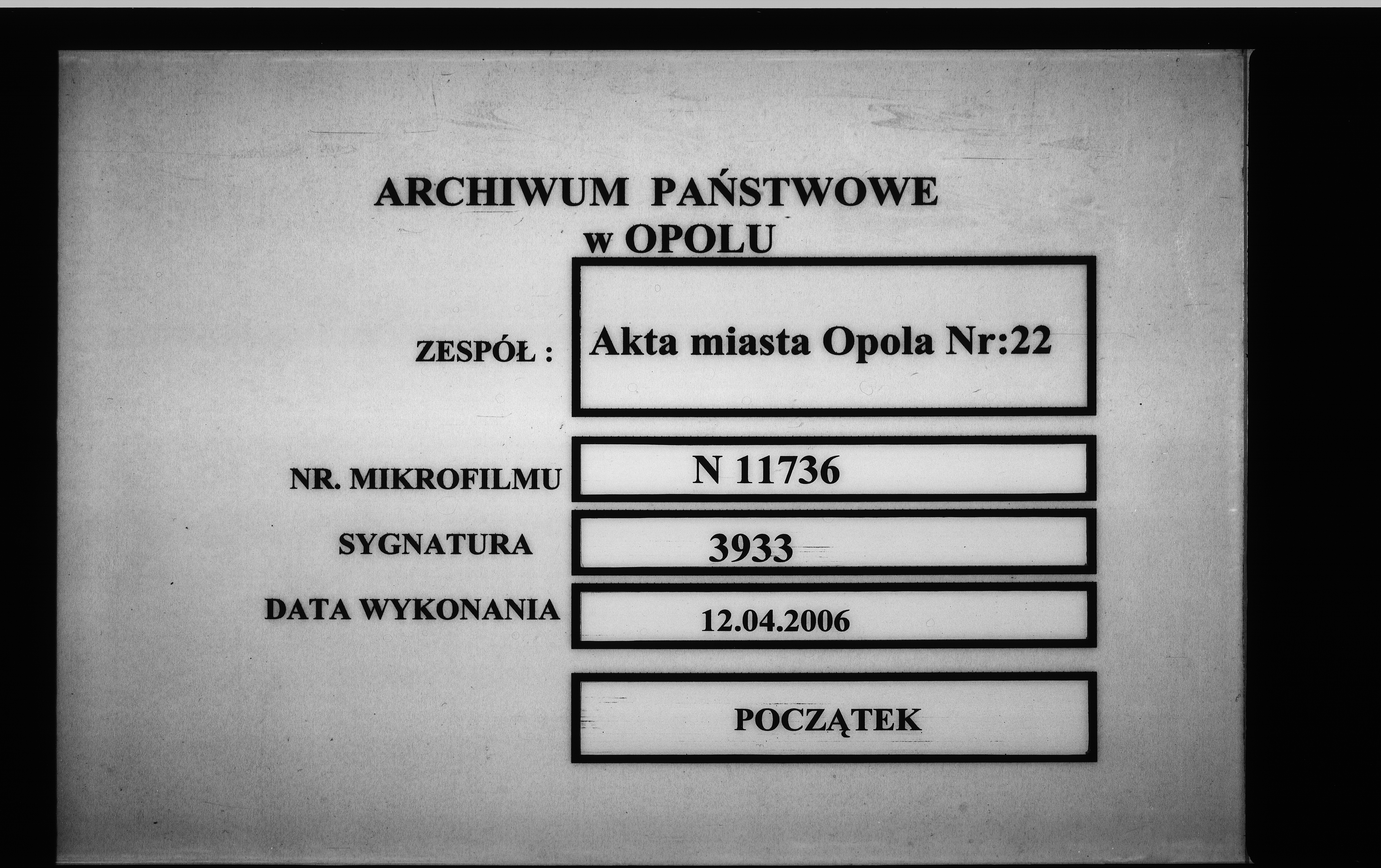 Obraz 1 z jednostki "Acta des Magistrats zu Oppeln betreffend die Erweiterung des mahl- und schlachtsteuerpflichtigen Bezirks der Stadt"
