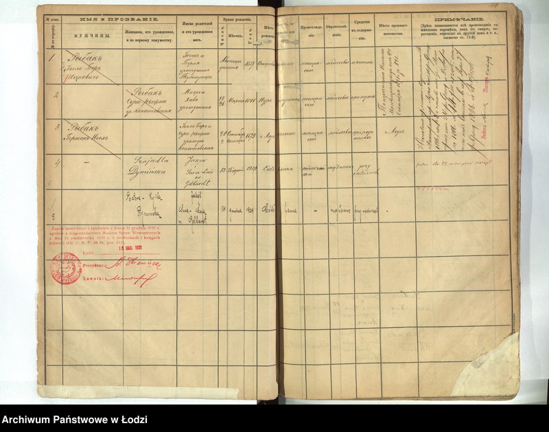 image.from.unit.number "[Księga ludności stałej m. Łodzi guberni piotrkowskiej - Dzielnicy Bałuty nr domu 1-9]"