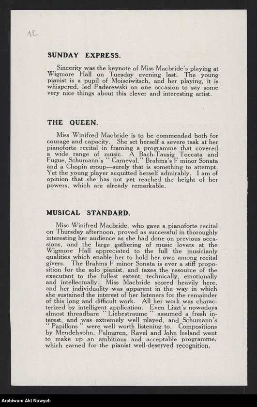 image.from.unit.number "Macbride Winifred - Quatuor du Flonzaley (programy)"