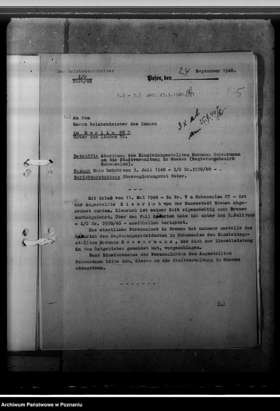 Obraz 9 z jednostki "Reisekosten Riemrich, Abordnung H. Schwarmann"