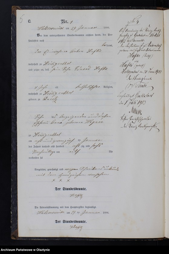 image.from.unit.number "Sterbe-Neben-Register Nr 1 - 39"