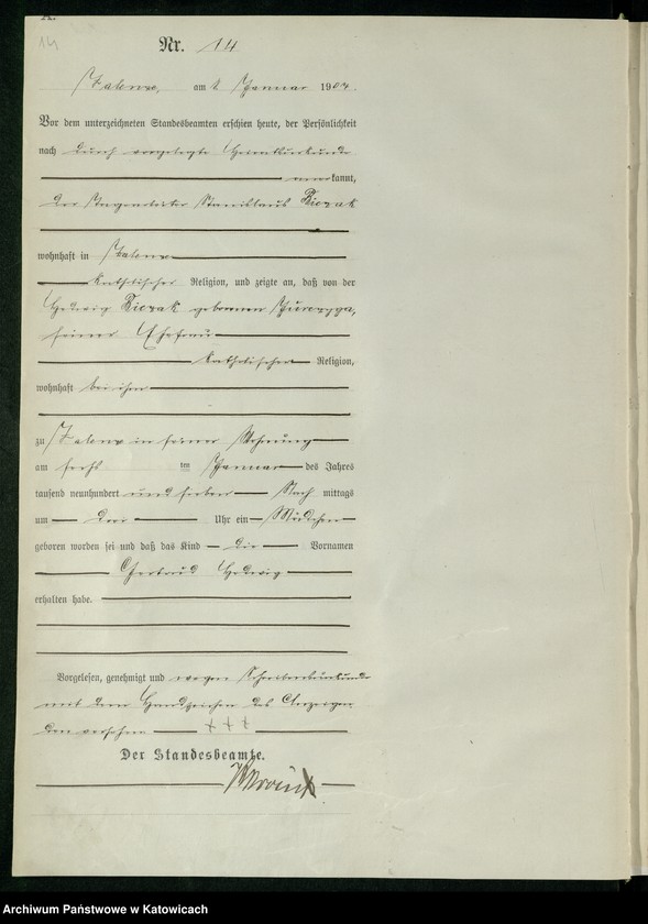 image.from.unit.number "Księga urodzeń, tom 1, nr 1-560"