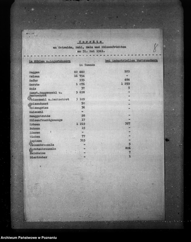 Obraz 12 z jednostki "Statystyka zapasów różnych zbóż i roślin"