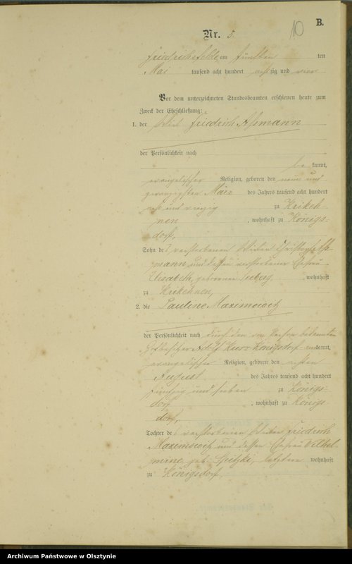 image.from.unit.number "Heiraths-Neben-Register Nr 1 - 17"