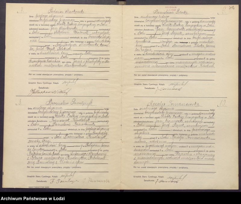 Obraz 5 z jednostki "Akta zgonów"