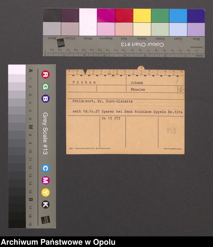 Obraz 3 z jednostki "[Cichon Johann, zam. Stillenort]"