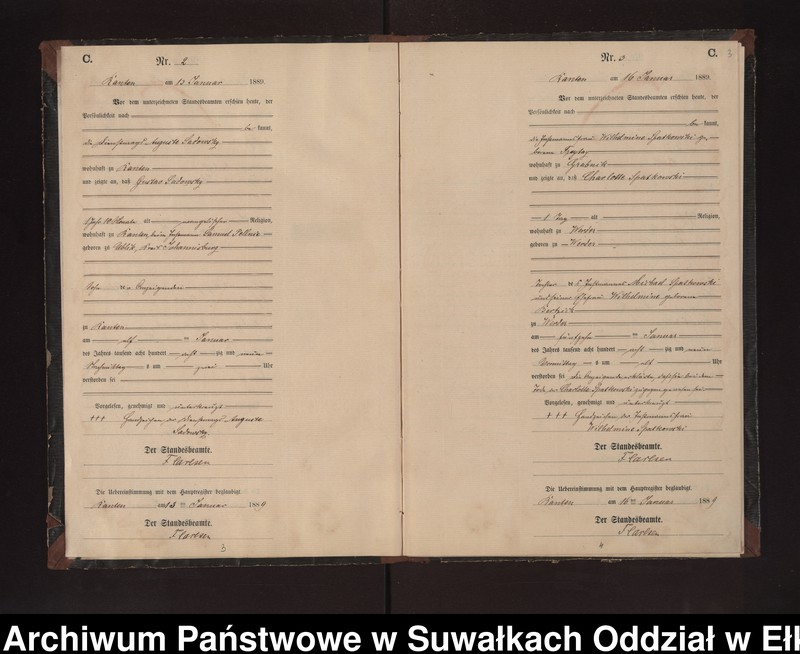 image.from.unit.number "Sterbe-Neben-Register des Preussischen Standes-Amtes Neuhoff Kreis Loetzen"