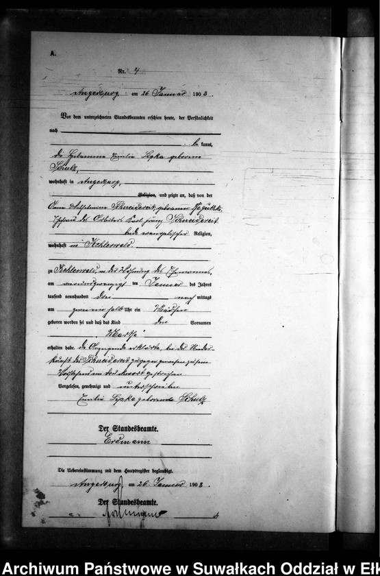 image.from.unit.number "Geburts-Neben-Register des Preussischen Standes-Amtes Kehlen Kreis Angerburg"