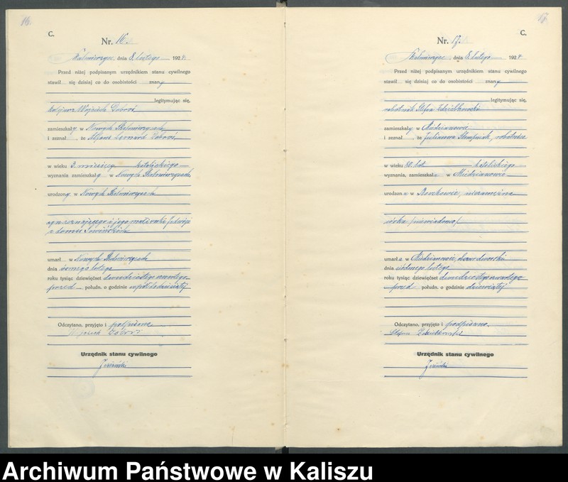 Obraz 13 z jednostki "[Księga zgonów]"