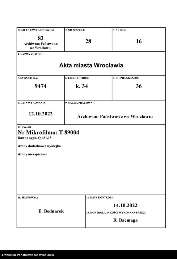 image.from.unit.number "Rechnungen über die Verwaltung der Armenhausabteilung im Classenschen Siechenhause"