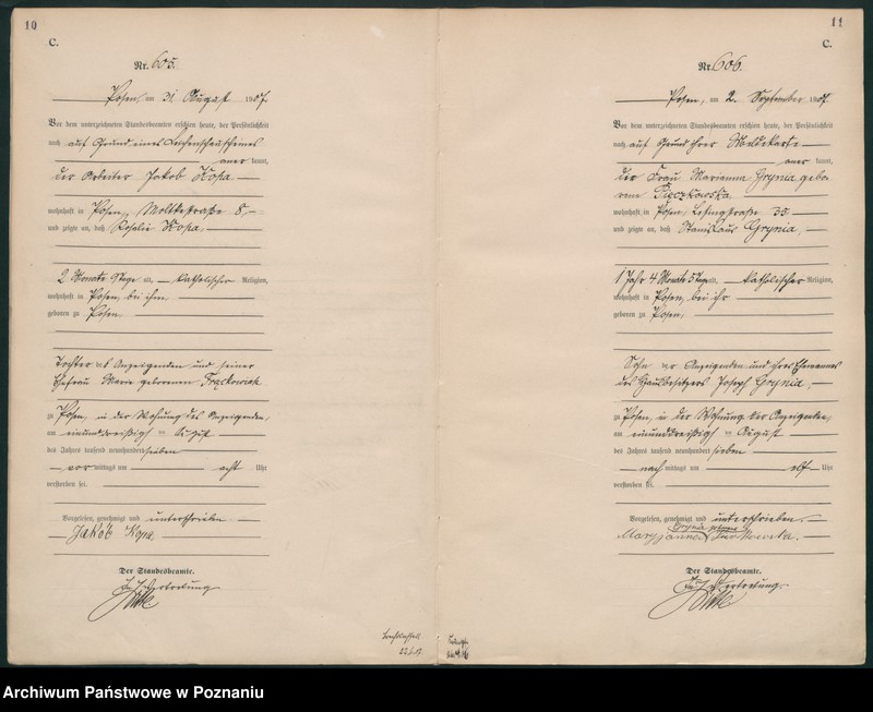 Obraz 8 z jednostki "Księga miejscowa zgonów tom II [Rejestr główny zgonów]"