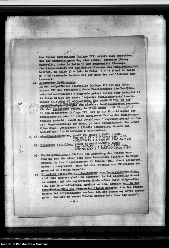 Obraz 12 z jednostki "Räumungs - Familienunterhalt. Allgemeines"