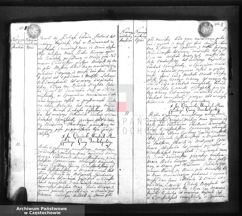 image.from.unit.number "Akta stanu cywilnego urodzenia gminy Truskolasy, powiatu częstochowskiego w departamencie kaliskim, zaczęte od dnia 1 miesiąca maja 1808 do dnia ostatniego miesiąca kwietnia 1809 roku"