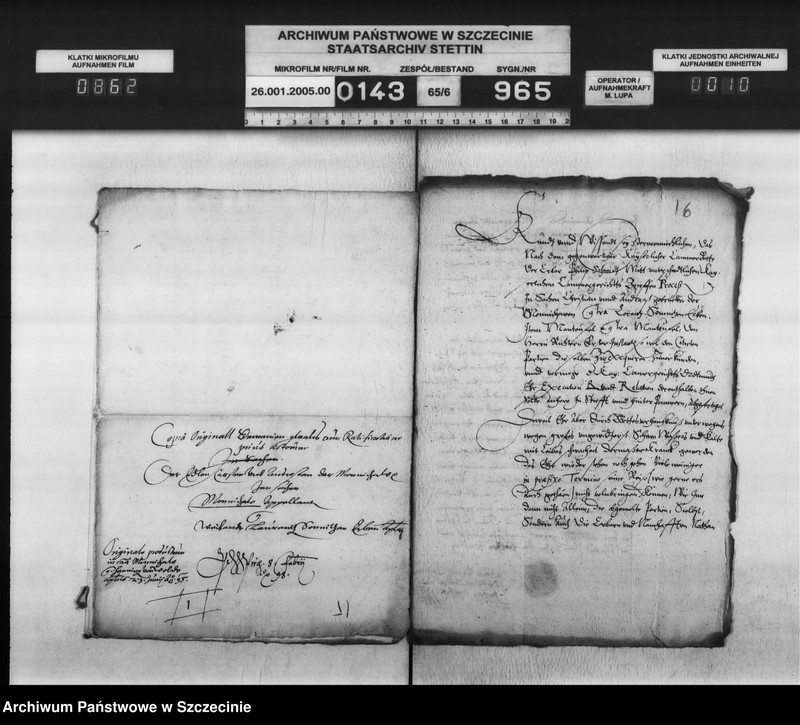Obraz 11 z jednostki "Die Brüder Karsten und Andreas v. Münchow zu Marsin und Karzenburg / die Erben des Lorenz v. Somnitz zu Bewersdorf: Darlehnsschuld."