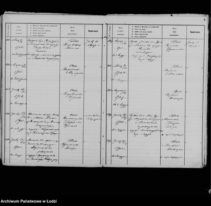 Obraz 12 z jednostki "[Księga urodzeń]"