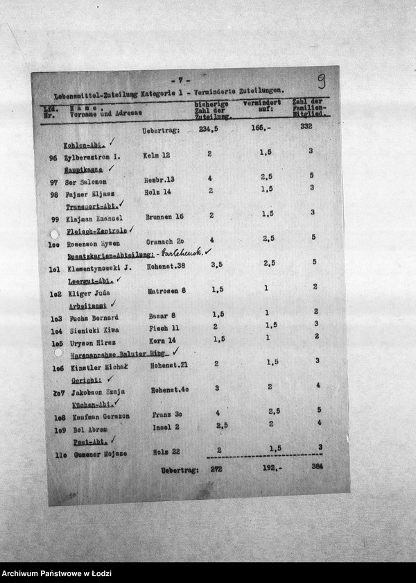 Obraz 12 z jednostki "[Korespondencja PSŻ z wydziałami i resortami w sprawie przydziałów żywnościowych dla ich pracowników]"