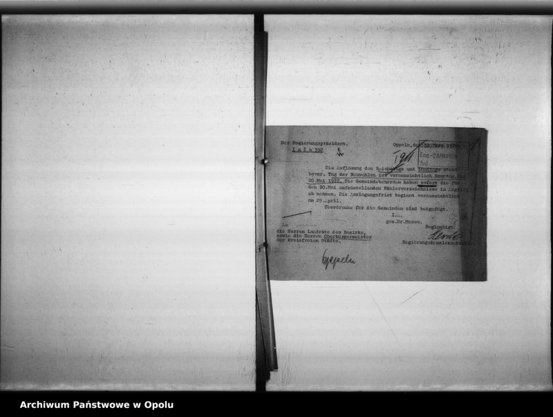 Obraz 5 z jednostki "Reichstags - und Landtags - Wahl 20 Mai 1928"