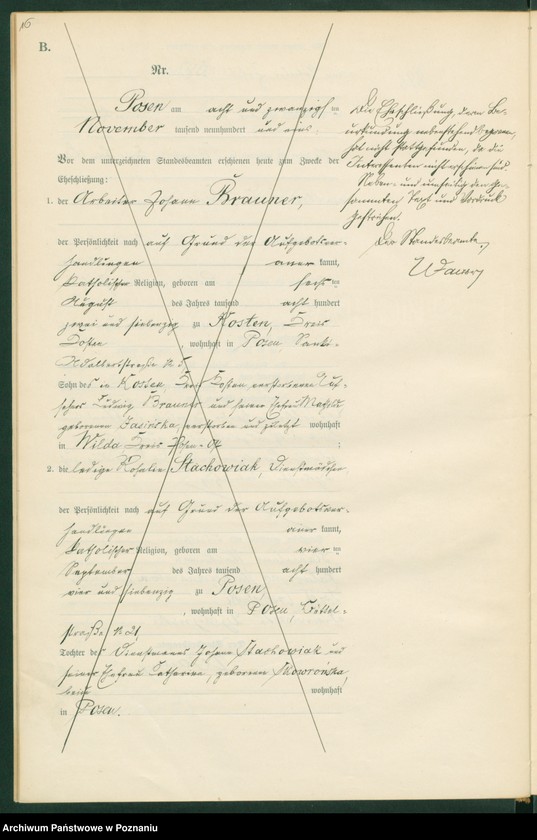 Obraz 19 z jednostki "Księga miejscowa małżeństw t. IV"